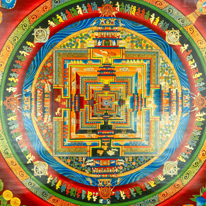 Kala Chakra Mandala Painting