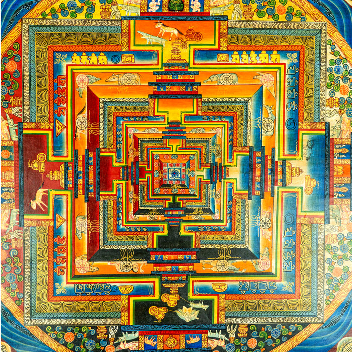 Kala Chakra Mandala Painting