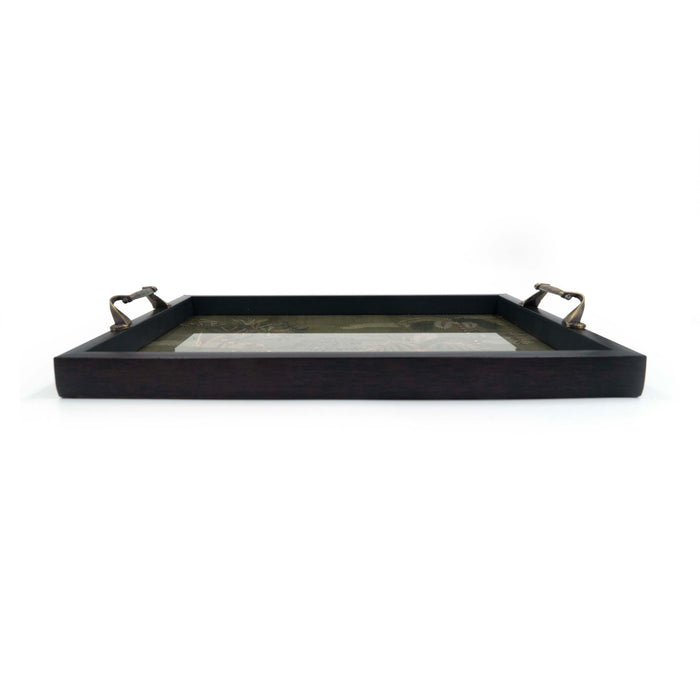 Vanya Deer Tray OLive