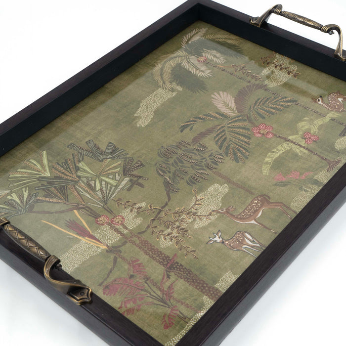 Vanya Deer Tray OLive