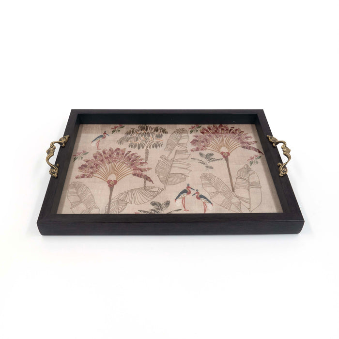 Vanya Palm Tray Beige