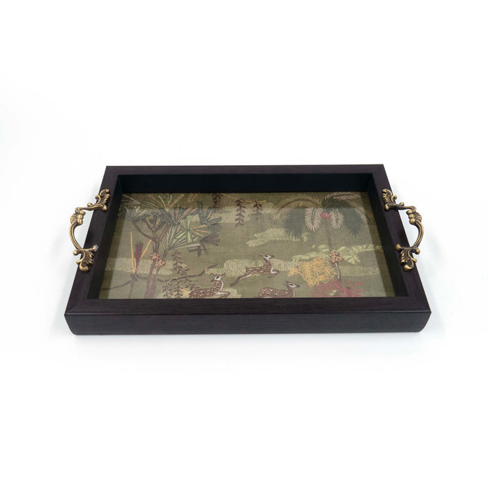 Vanya Deer Tray OLive