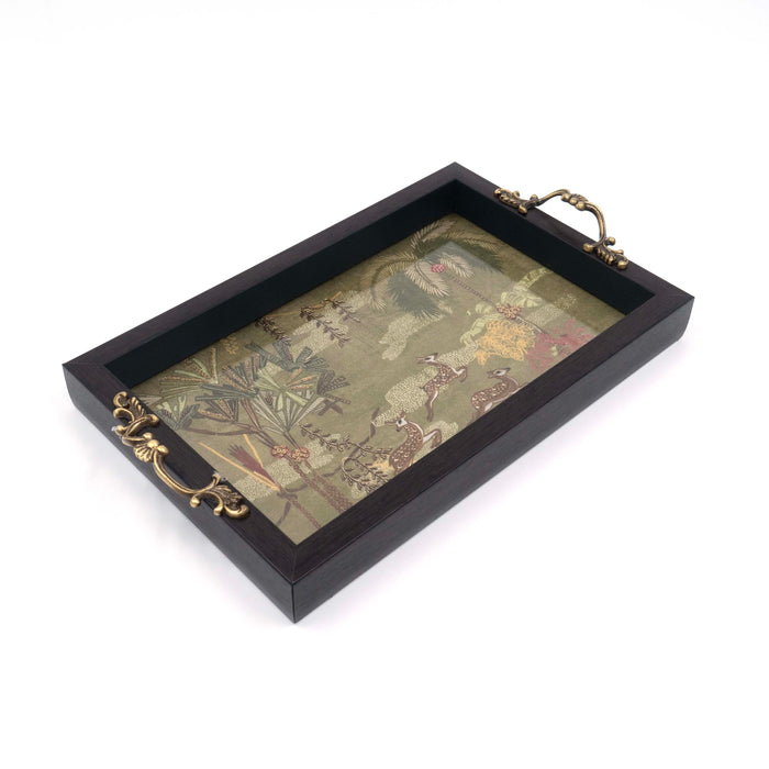 Vanya Deer Tray OLive