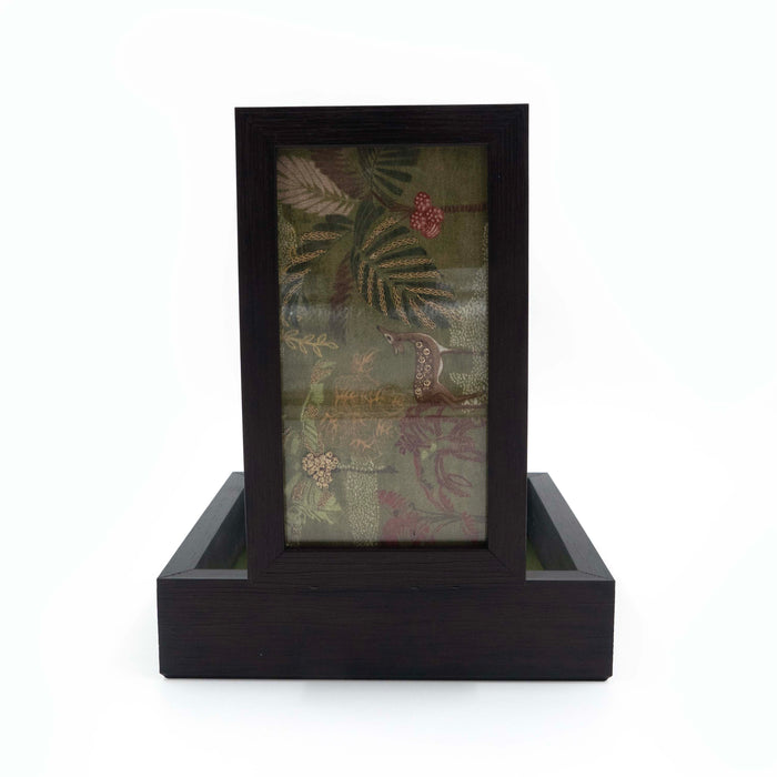 Vanya Deer Napkin Box Olive