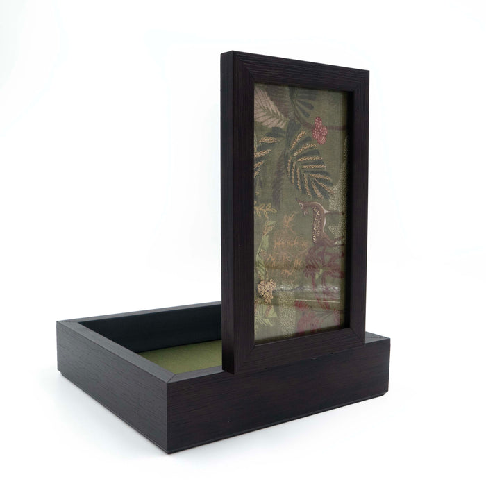 Vanya Deer Napkin Box Olive