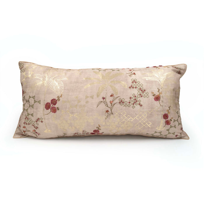 Vanya 3Palm Beige Cushion Cover