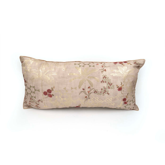 Vanya 3Palm Beige Cushion Cover