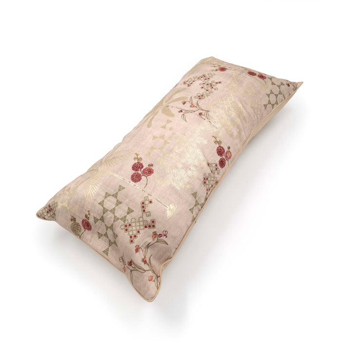 Vanya 3Palm Beige Cushion Cover