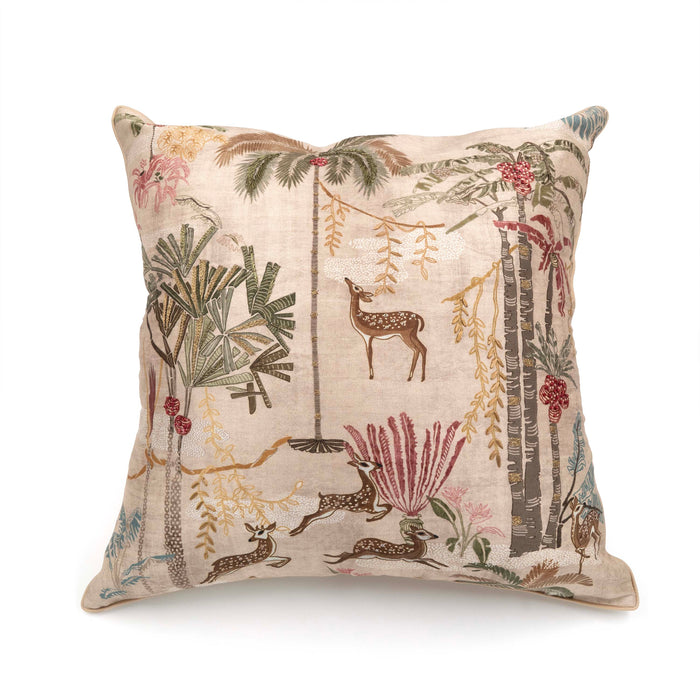 Vanya Deer Beige Cushion Cover