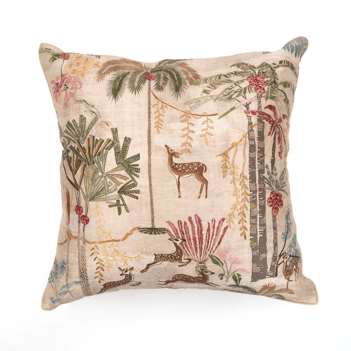 Vanya Deer Beige Cushion Cover