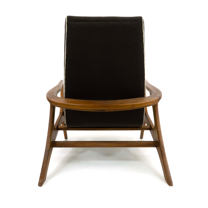 Bergere Naure Teak Lounge Chair with Cushion