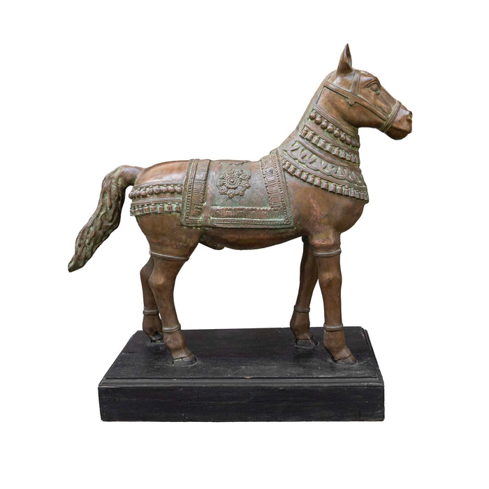 Ashva Brass Horse Sculpture