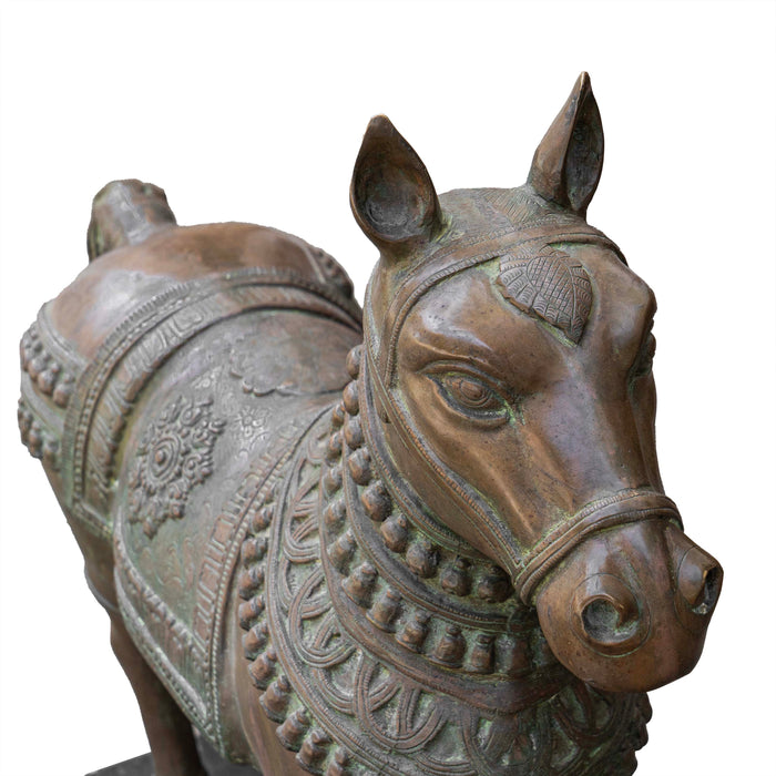 Ashva Brass Horse Sculpture