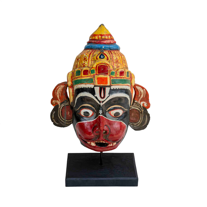 Painted Hanuman Mask The Purple Turtles Online Home Decor Store painted-hanuman-mask-the-purple-turtles-online-home-decor-store