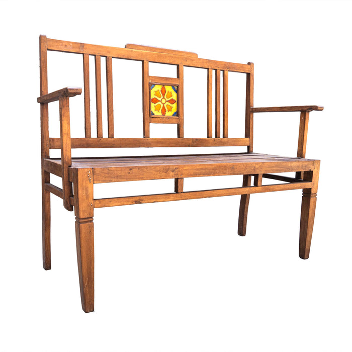Monastery Hall Wooden Bench