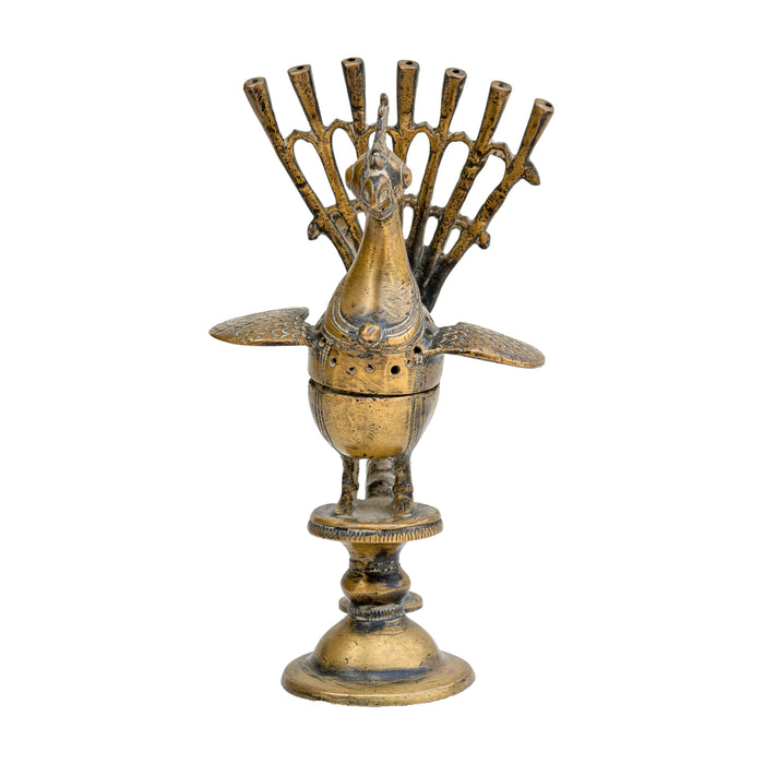 Brass Peacock Dhoop Holder