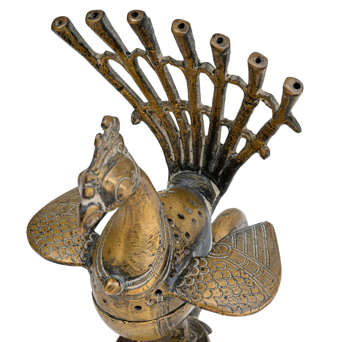 Brass Peacock Dhoop Holder