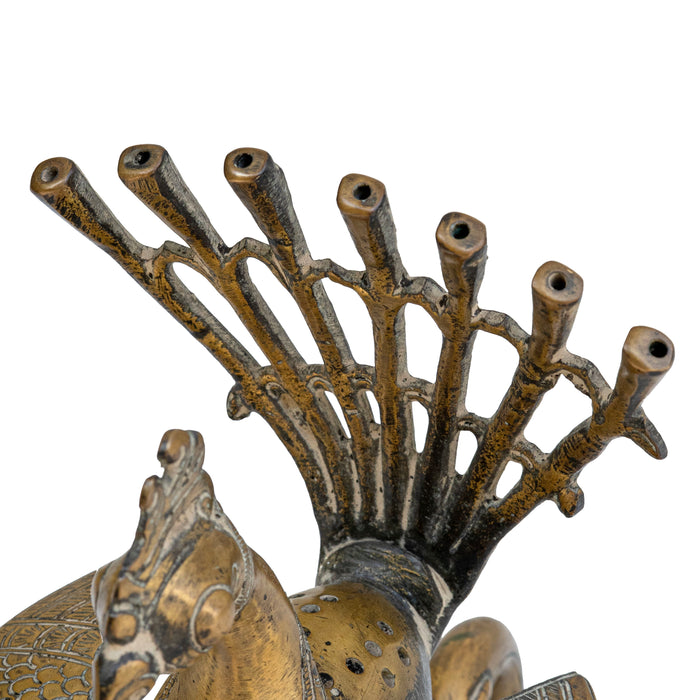 Brass Peacock Dhoop Holder