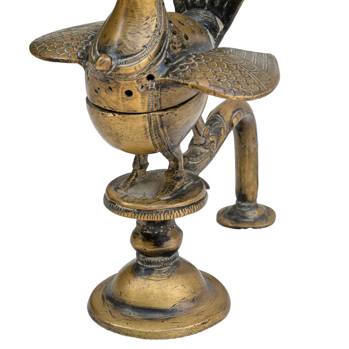 Brass Peacock Dhoop Holder