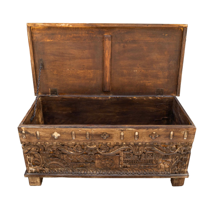 Antique Script Storage Box