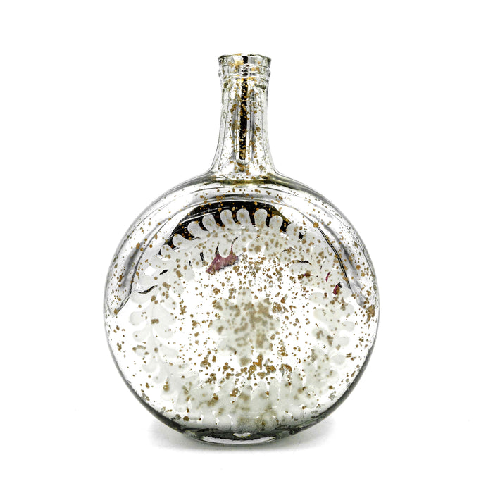 Zaria Glass Etched Trinket Bottle