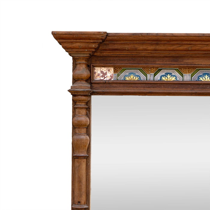 Colonial Border Wooden Mirror