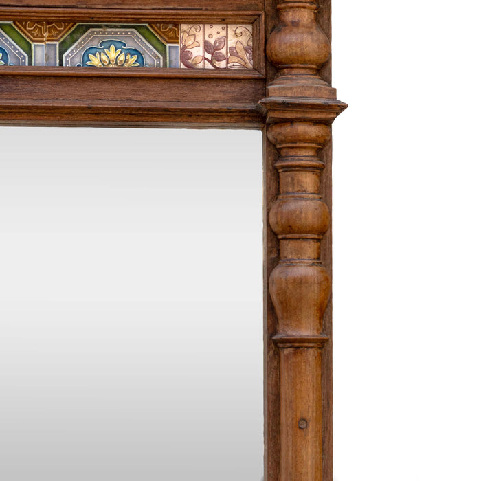 Colonial Border Wooden Mirror