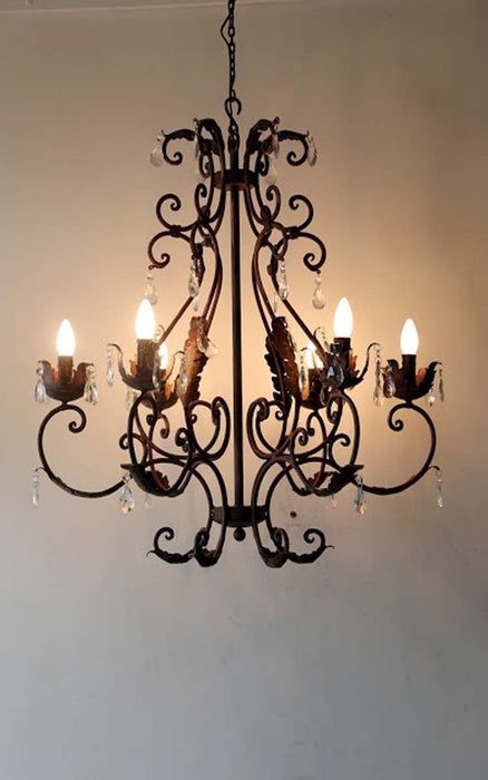 Carnation Chandelier (6 arms)