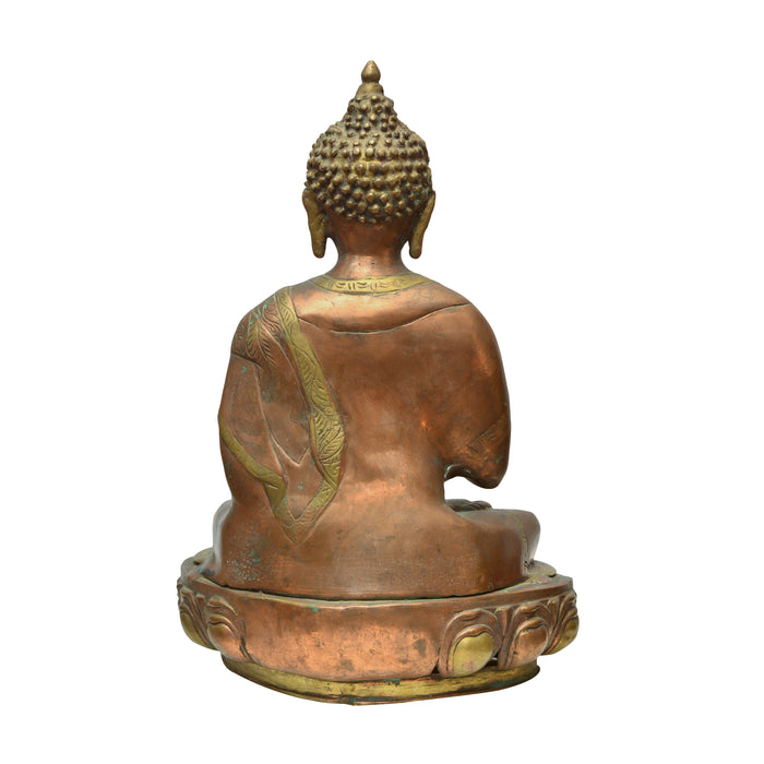 Brass Seated Buddha