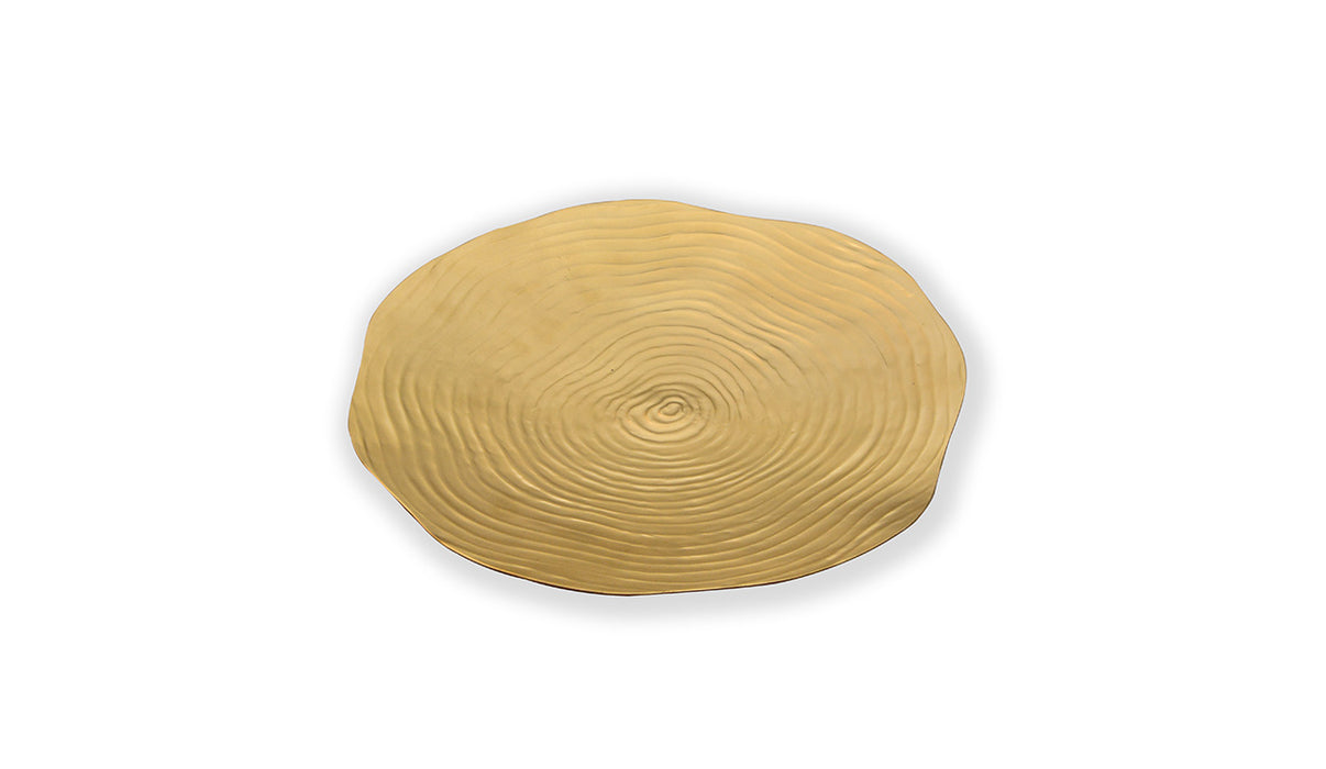 Sylvan Brass Platter (Medium)