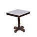 Rosewood Side Table with Marble Top