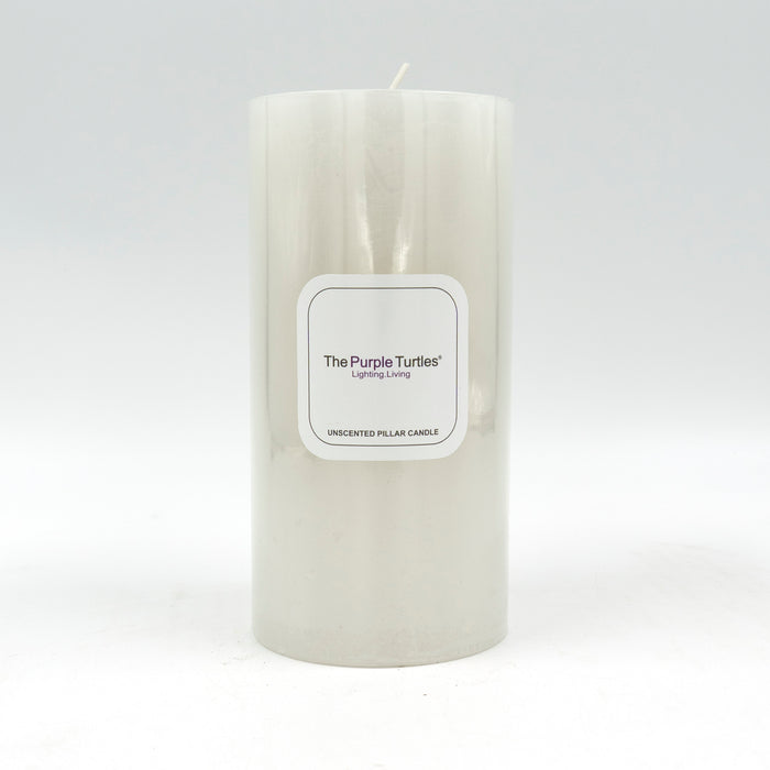 Medium White Pillar Candle