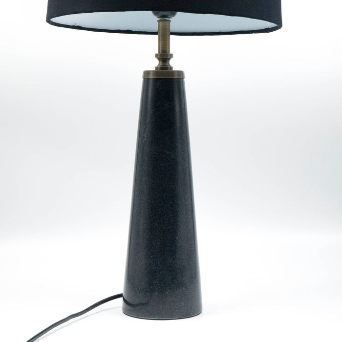Colonical Table Lamp Black Marble