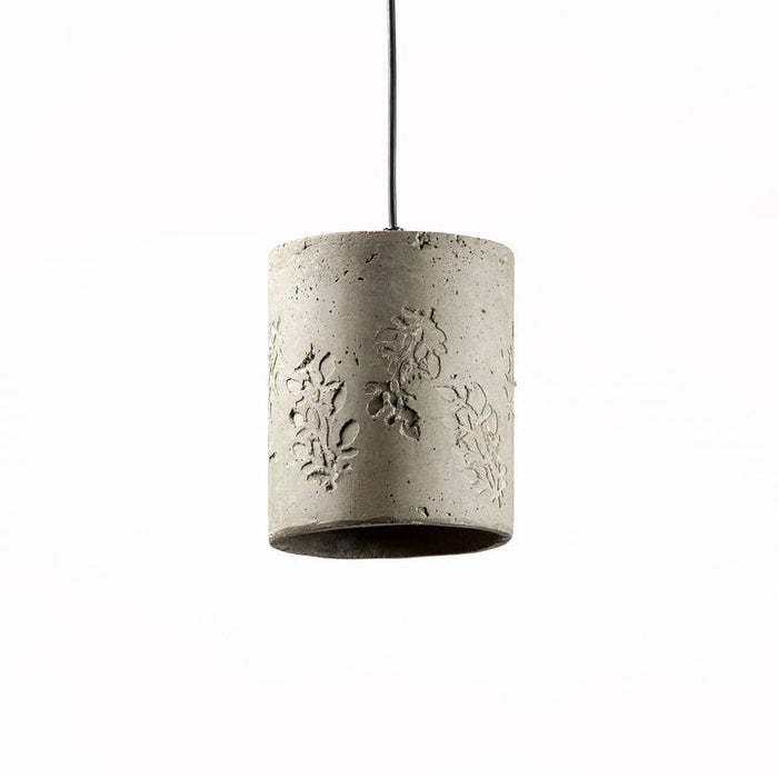 Canister Assorted Floral Print Pendant Light Oorjaa