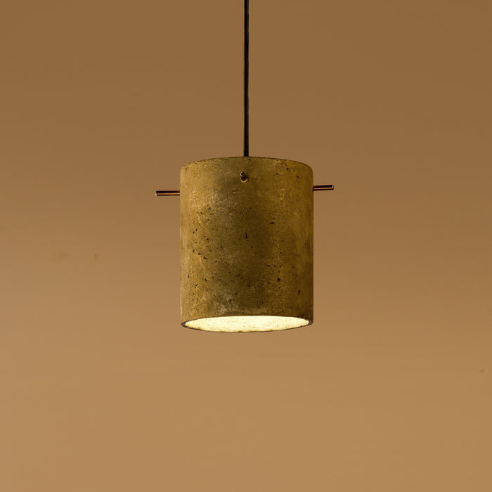Canister Assorted with Copper Pegs Pendant Lamp