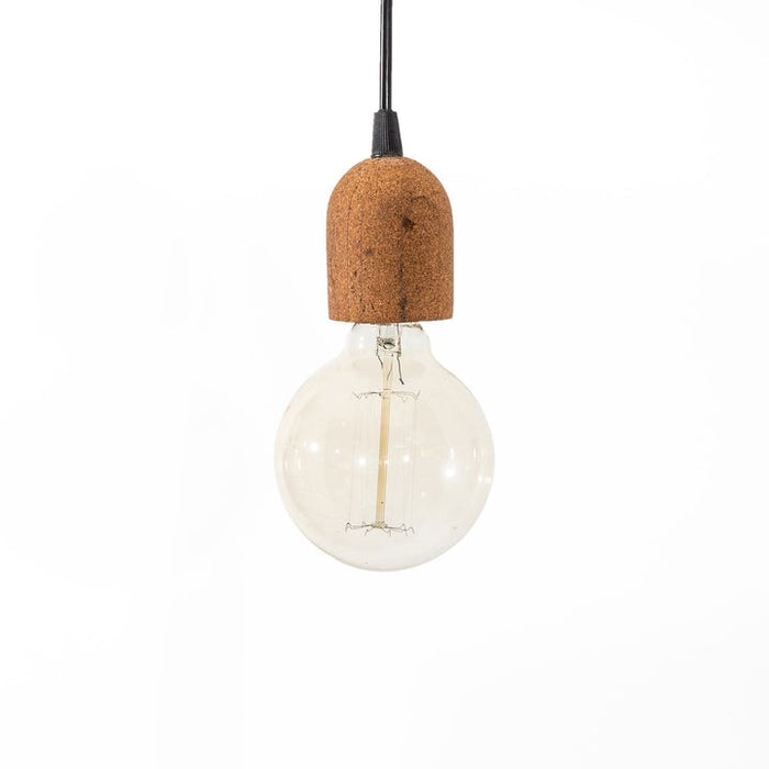 Cork Bulb Holder (Light) Oorjaa