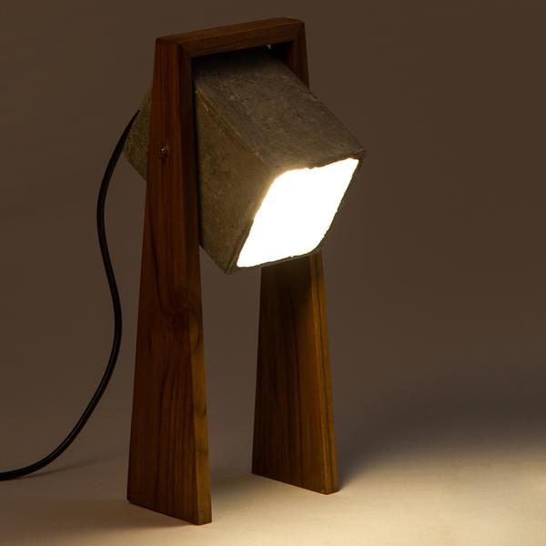 Woodlot Cubiture Table Lamp