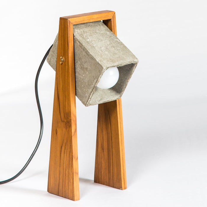 Woodlot Cubiture Table Lamp Oorjaa