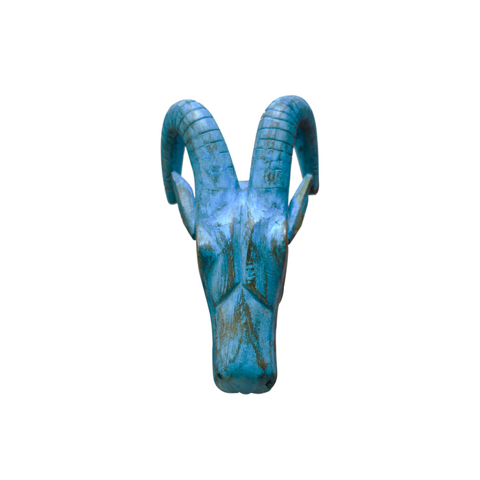 Wall mask Ram Blue Distress (Small)