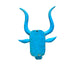 Bull - Distressed Wall Mask in Blue (Large) HAMP