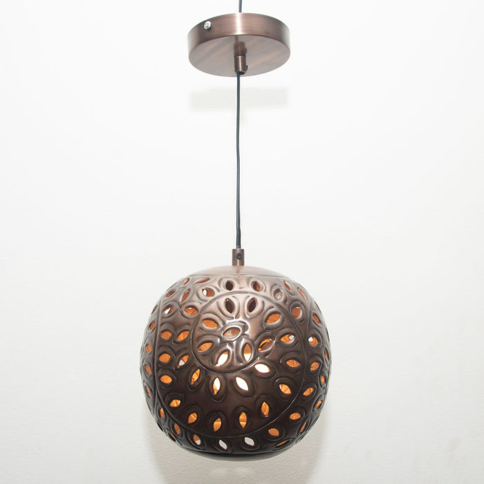 Gorgan Pendant Lamp- Copper Antique HLHP
