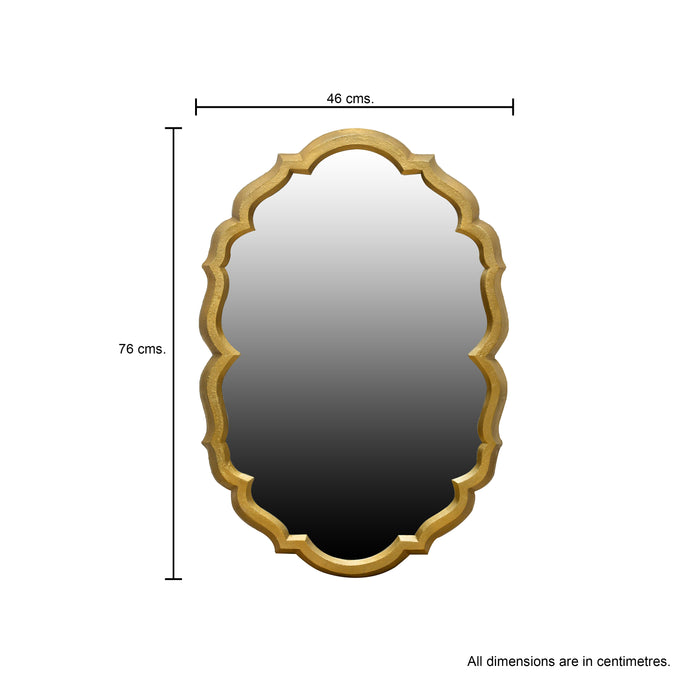 Artmis Mirror with Brass Frame HLHP