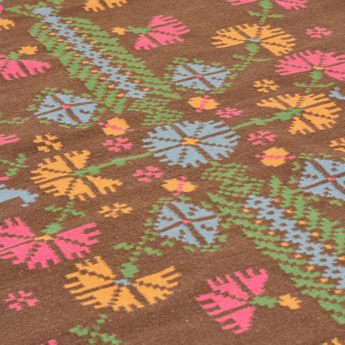 Tree of Life Multicolor Wool Rug