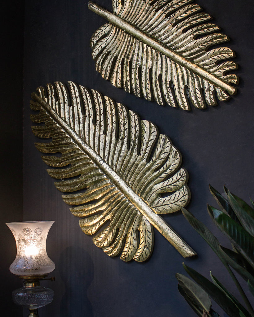 Buy Wall Decor Gold Leaf Wall Decor Shop at The Purple Turtles The Purple Turtles Online Home Decor Store