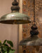 Vintage Patina Pendant Light Lamp HLHP