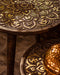 Brown Gold Mandala Print Nesting Table (Set of 2) KVHC
