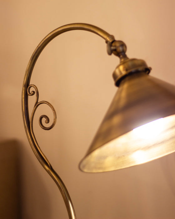Felicity Floor Lamp With Brass Shade
