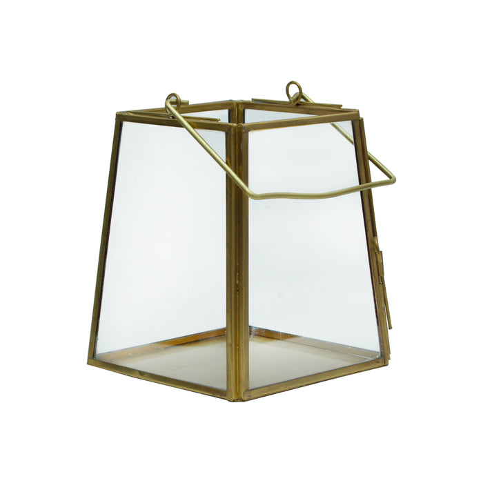 Brass Tapered Lantern (Small) INAP