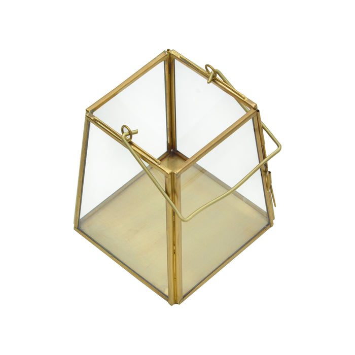 Brass Tapered Lantern (Small) INAP