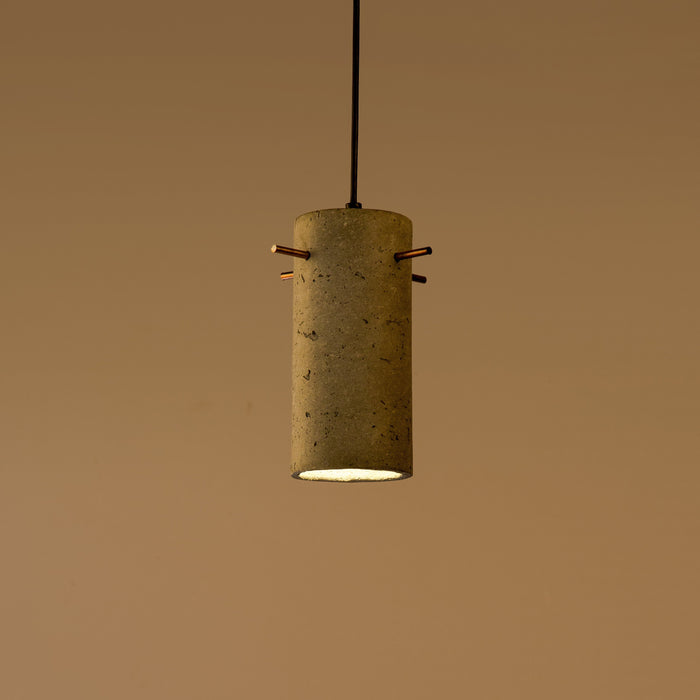 Icicle with Copper Pegs Pendant Lamp